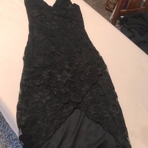 Opera Clothing Black lace cocktail dress size Small